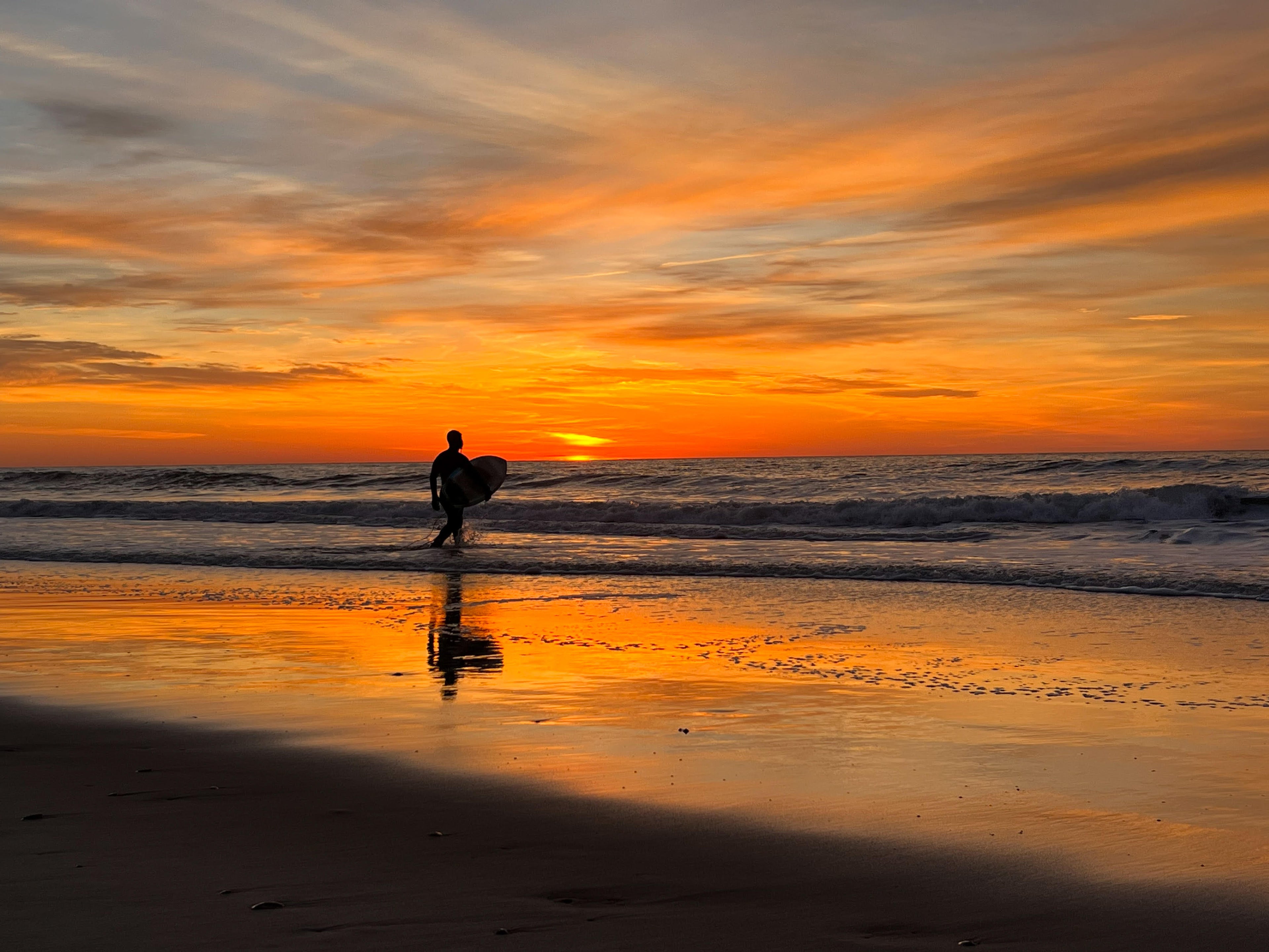 Surfer at Sunset